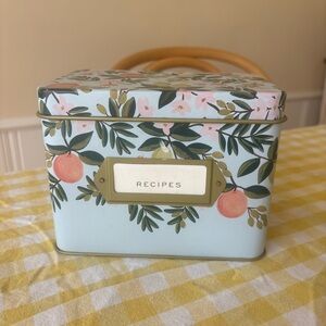 Rifle Paper Co Floral Recipe Box with Label Holder
Anthropologie Kitchen decor